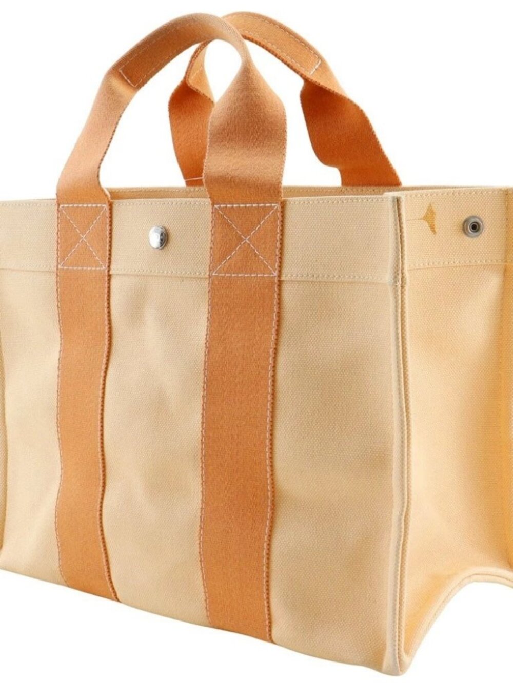 HERMES Bora Bora PM Handbag Orange canvas Women - Picture 2 of 12